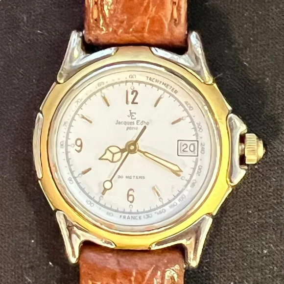 Vintage Jacques Edho Women’s Watch Genuine Leather Band timepiece Collectible Jacques Edho Wristwatches for sale | eBay main image 2